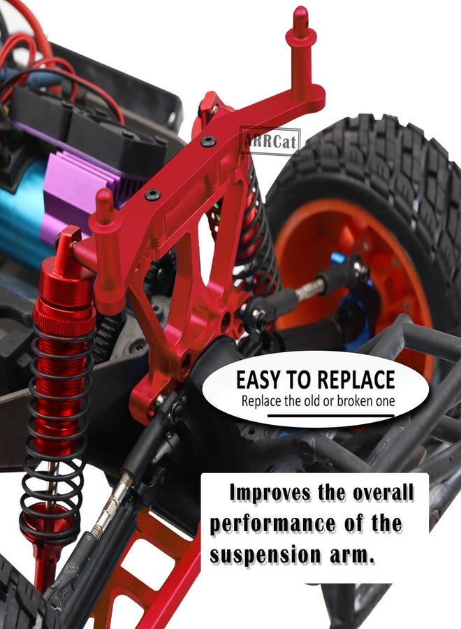 ARRCat Body Post Extensions,Aluminum Front & Rear Body Mount Post Set for 1/10 Slash 4X4 /Stampede 4X4 VXL,RC Hops Up Upgrades Parts for Stampede 4X4 VXL/Slash 4X4 VXL,Replace 6815R,Navy Blue - Image 5